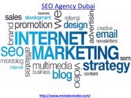 How to get the best seo agency dubai