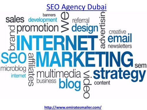 How to get the best seo agency dubai