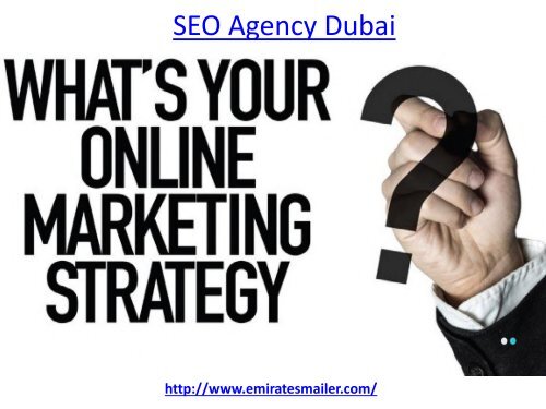 How to get the best seo agency dubai