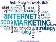 which is the best social media agency abudhabi