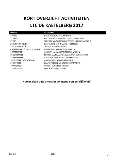 Informatiegids 2017 L.T.C. de Kaetelberg