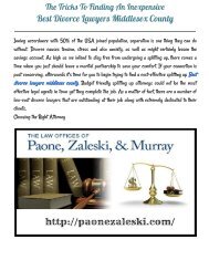 The Tricks To Finding An Inexpensive Best Divorce Lawyers Middlesex County