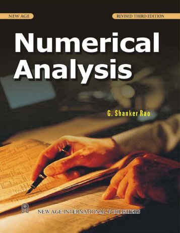 Numerical Analysis By Shanker Rao