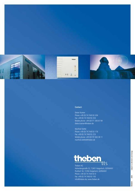 OEM Solutions - Theben