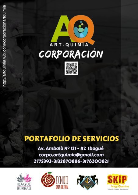 Corporación Art-Quimia Portafolio de Servicios 