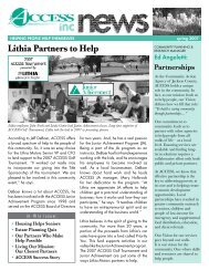 Lithia Partners to Help - ACCESS