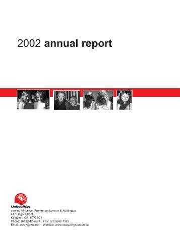 2002 annual report - United Way