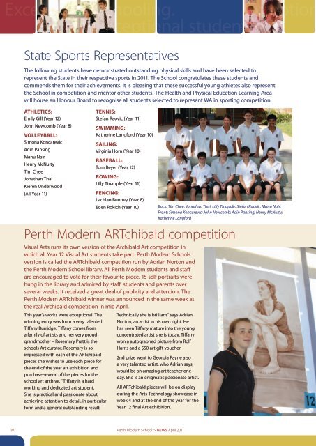 News - Perth Modern School