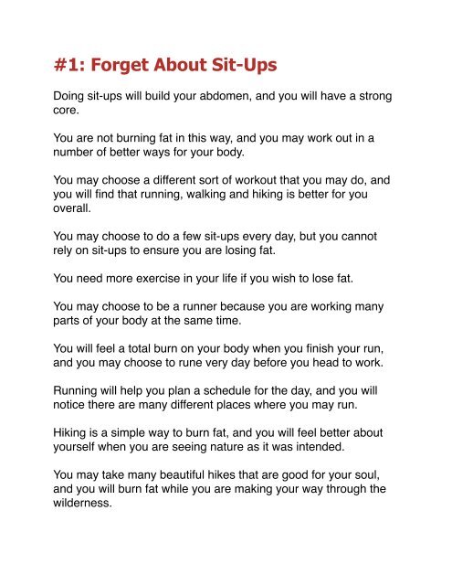 Burn Fat Naturally