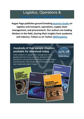 supply chain management pdf books