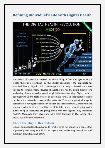 Go Digital with Meds99 and Refine Personal Life with Digital Health