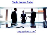 trade license dubai