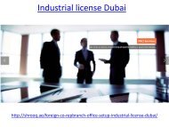 industrial license dubai