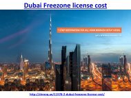Get Dubai Freezone License Cost