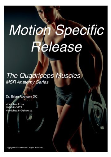 Anatomy and Palpation of the Quadriceps muscles