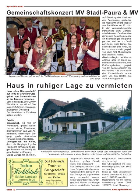 news from edt - lambach - stadl-paura Mai 2017