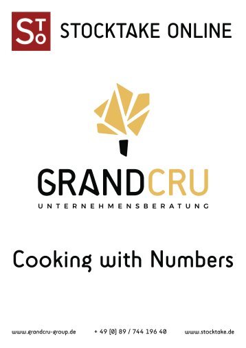 Grand Cru Cooking with Numbers