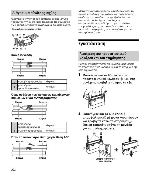 Sony DSX-A202UI - DSX-A202UI Consignes d&rsquo;utilisation Grec