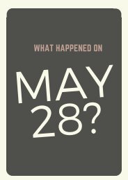 What Happened on May 28- (1)