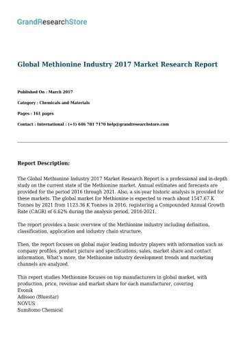 global-methionine-industry-2017--grandresearchstore