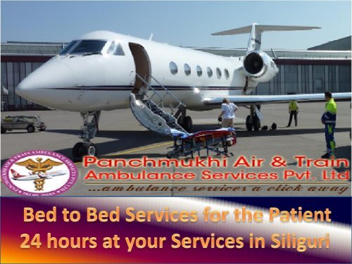 Panchmukhi Air Ambulance Services From Siliguri to Kolkata