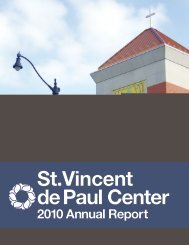 SV annual Report_2.indd - St. Vincent DePaul Center