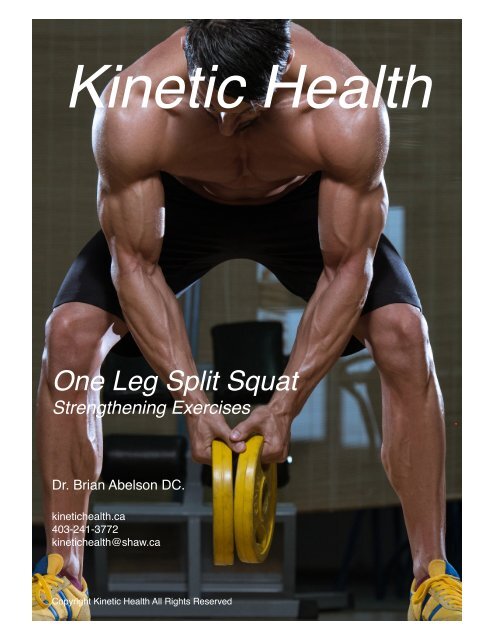 One Leg Split Squat - Bulgarian Split Squat