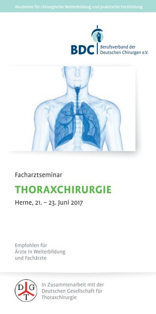 BDC Seminar Thoraxchirurgie 2017