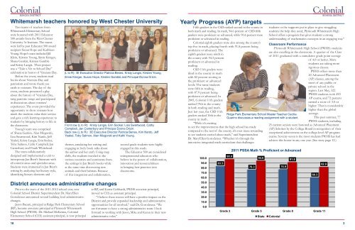 Annual Report - Colonial School District