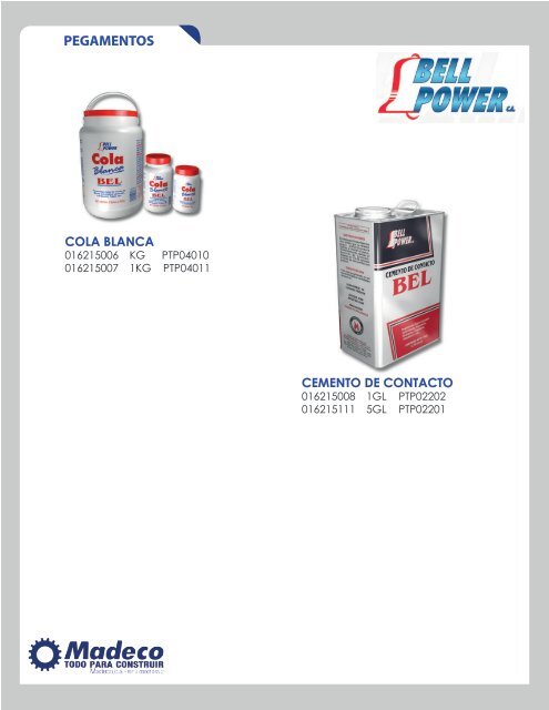 Catalogo BellPower C.A.