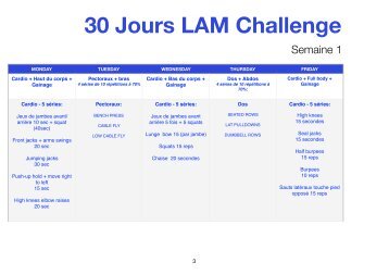 LAM Challenge semaine 1