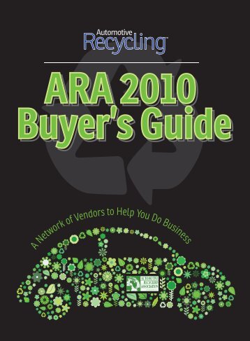 ARA 2010 Buyer's Guide ARA 2010 Buyer's Guide