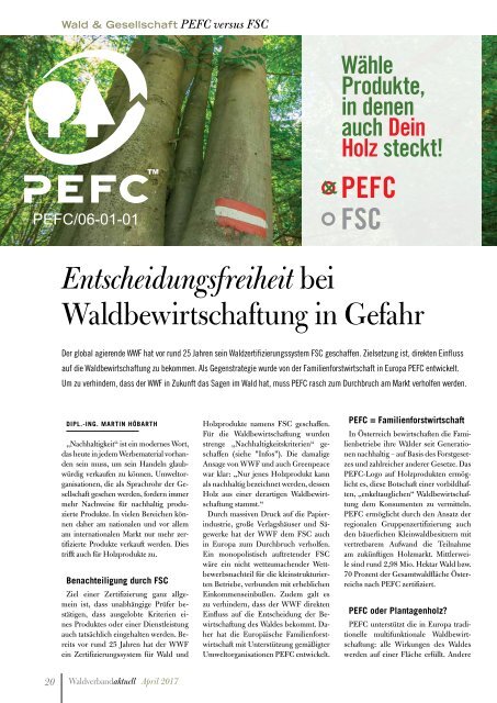 Waldverband Aktuell - Ausgabe 2017-02