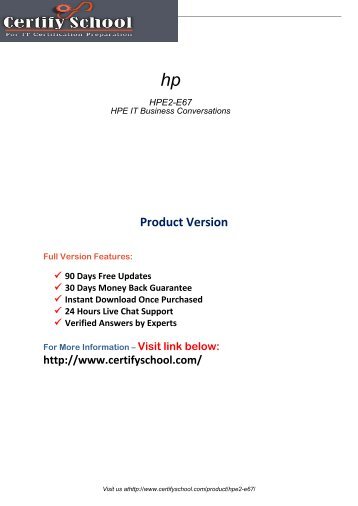 HPE2-E67 Practice Software