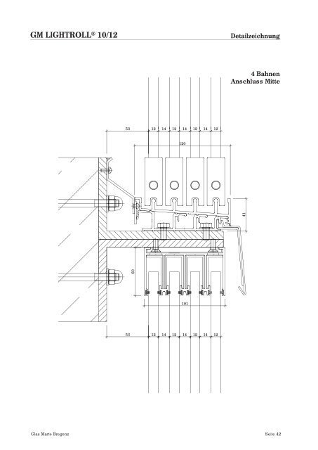 Schiebesysteme für Fassaden - Produktkatalog