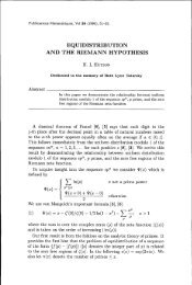EQUIDISTRIBUTION AND THE RIEMANN HYPOTHESIS