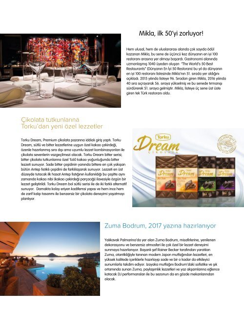 Hotel Restaurant  Magazine Nisan 2017 Sayısı