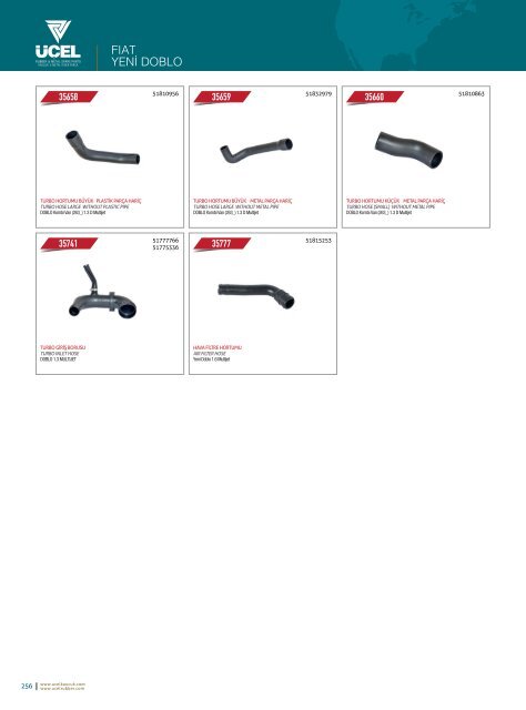 FIAT DOBLO PALIO 1.3 MULTIJET TURBO HOSE PIPE 51777766