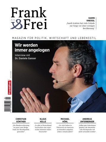 Leseprobe Frank&Frei 01/2017