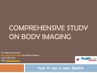 Comprehensive study on body imaging