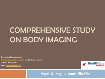 Comprehensive study on body imaging