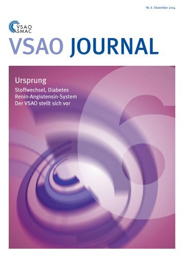 VSAO JOURNAL Nr. 6 - Dezember 2014