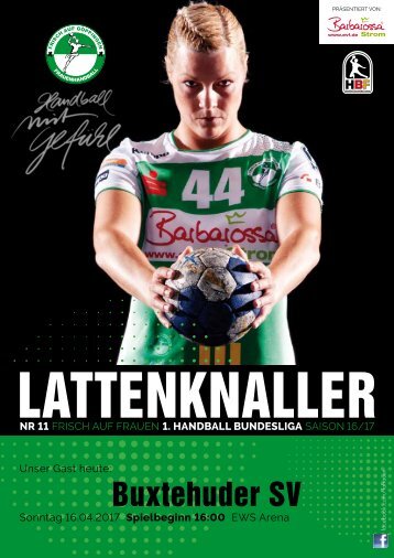 Lattenknaller 11 - 18.04.2017 - SAISON 2016/17 - FRISCH AUF Frauen Bundesliga