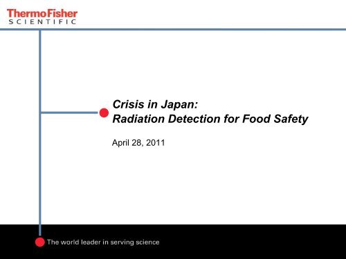 Crisis In Japan: Radiation Detection For Food Safety