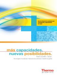 más capacidades. nuevas posibilidades. - Thermo Fisher Scientific