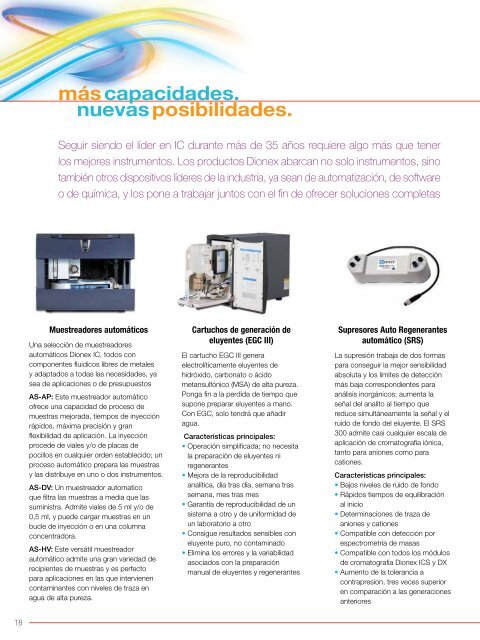 más capacidades. nuevas posibilidades. - Thermo Fisher Scientific