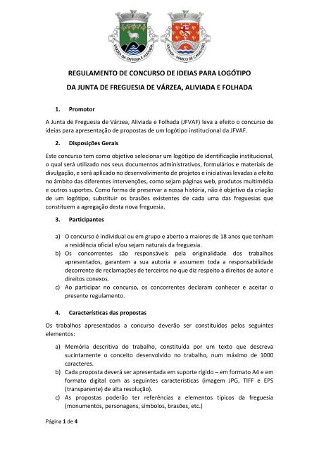 REGULAMENTO DE CONCURSO DE IDEIAS PARA LOGÓTIPO