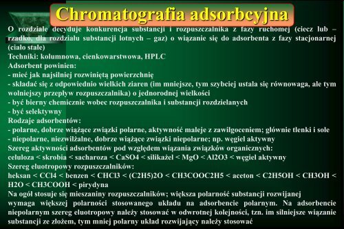 Cam Sep Lect 1 Chromatografia Bronislaw K. Glod