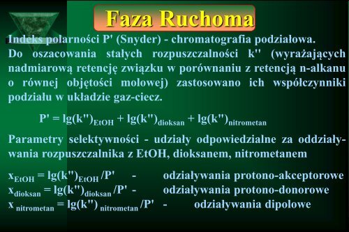 Cam Sep Lect 1 Chromatografia Bronislaw K. Glod