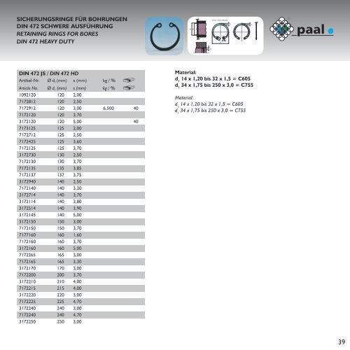 Paal Katalog 